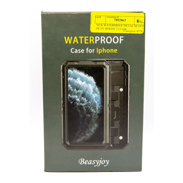 NEW WATERPROOF METAL HEAVY DUTY IPHONE 11 CASE