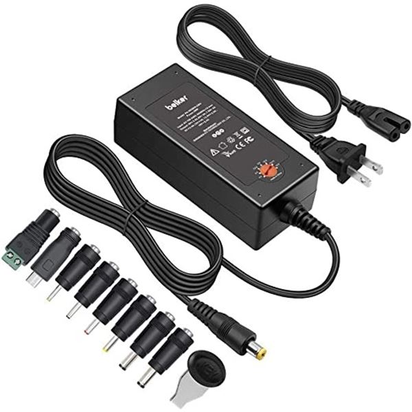 NEW BELKER 45W UNIVERSAL AC/DC ADAPTER POWER