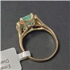 Image 2 : BZ957-7 10K COLOMBIA EMERALD RING