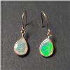 Image 1 : BZ957-10 14K OPAL EARRINGS