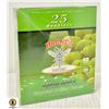 CASE- HORNET KING SIZE GREEN APPLE ROLLING PAPERS