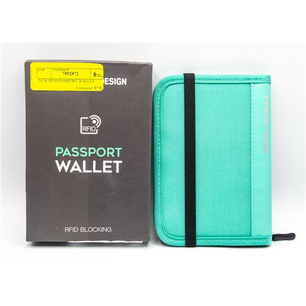 NEW RFID PASSPORT WALLET