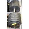 SNAP FITNESS 100LB RUBBER COATED FREE WEIGHT