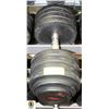 Image 1 : SNAP FITNESS 95LB RUBBER COATED FREE WEIGHT