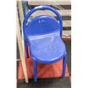 BLUE CHILDRENS CHAIR (UNCLAIMED)- AS IS