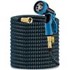 100FT EXPANDING GARDEN HOSE WITH 9 PATTERN NOZZLE