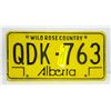 Image 1 : VINTAGE ALBERTA LICENSE PLATE