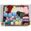 Image 1 : FLAT OF ASSORTED YARN & CROCHET' SQUARES