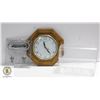 Image 1 : SKYTIMER WOODEN FRAME CLOCK SOLD WITH DRAPERY