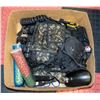 Image 1 : BOX OF PAINTBALL GEAR, EMPTY CANISTERS PAINTBALLS