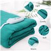 WOPONEUS ELECTRIC BLANKET IN EMERALD GREEN