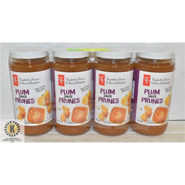 4PK PRESIDENTS CHOICE PLUM SAUCE BB 2023