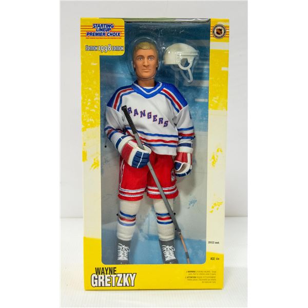 1999 GRETZKY 12 INCH FIGURE – RANGERS STARTING