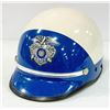 Image 1 : VINTAGE POLICE MOTORCYCLE HELMET