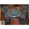 SOLID METAL 2 SEATER PATIO SET