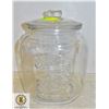 Image 1 : NEW GLASS PEANUT STORE DISPLAY JAR