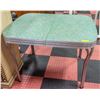 VINTAGE GREEN ARBORITE KITCHEN TABLE