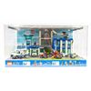 LEGO POLICE DISPLAY CASE WITH WORKING LIGHT