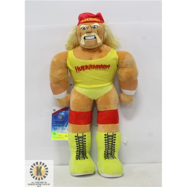 WWE HULK HOGAN PLUSH WRESTLING BUDDY