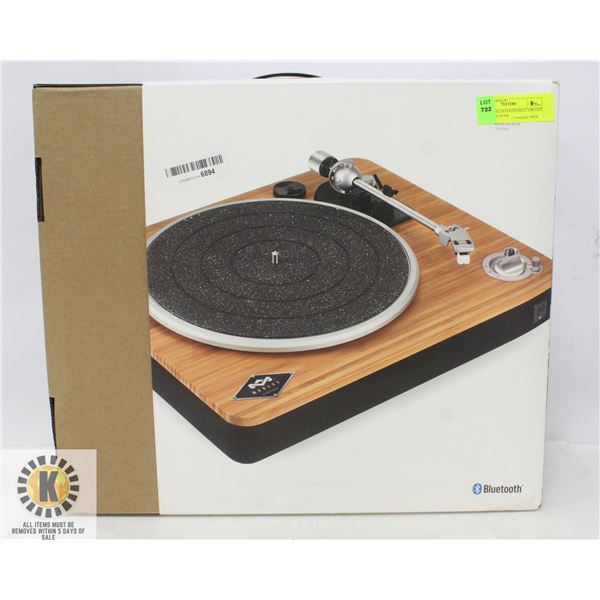 MARLEY BLUETOOTH BELT DRIVEN RECORD PLAYER