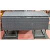 Image 1 : RATTAN DROP LEAF OUTDOOR TABLE APPROX H-29"