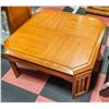 WOODEN COFFEE TABLE H-18" W-36" L-36"