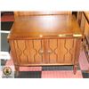 WOODEN ENTRANCE WAY TABLE/CABINET H-22" W-21"