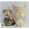 ADELINE COLLECTION STATUE + 8" ANGEL FIGURINE