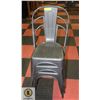 Image 1 : LOT OF 3 STACKING METAL CHAIRS