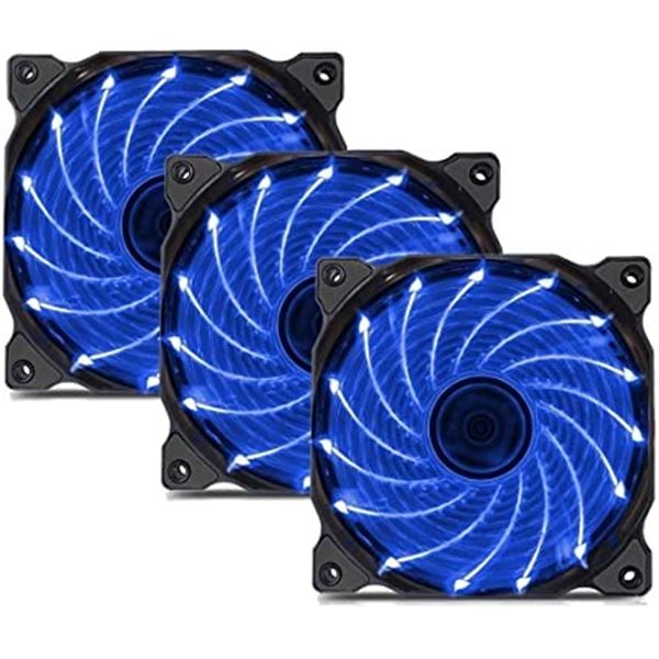 NEW REPACKED UPHERE BLUE LED COMPUTER FANS