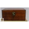 DARK WOOD LOCKING BOX