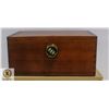 DARK WOOD LOCKING BOX