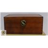 DARK WOOD LOCKING BOX