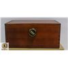 DARK WOOD LOCKING BOX