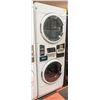 Image 1 : MAYTAG COMMERCIAL STACKED WASHER/DRYER- COIN OP