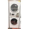 Image 1 : MAYTAG COMMERCIAL STACKED WASHER/DRYER- COIN OP