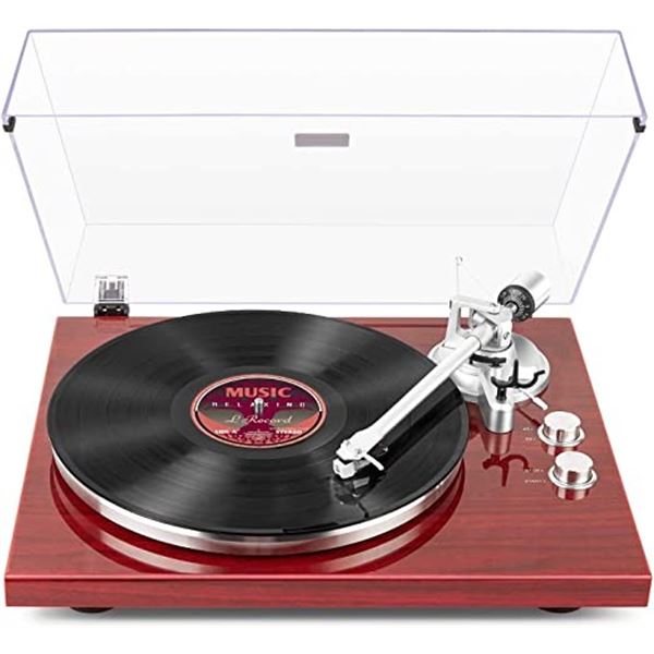 NEW 1 BY 1 BELT DRIVE WIRELESS RECORD PLAYER WITH