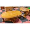 Image 1 : OAK COFFEE + END TABLE