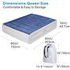 Image 2 : NEW REPACKED ZENPH QUEEN PORTABLE AIR MATTRESS W/
