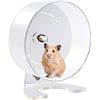 Image 1 : NEW REPACKED CLEAR HAMSTER EXERCISE WHEEL, 8.7"