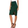 Image 1 : NEW URBAN COCO GREEN SIDE SLIT PENCIL SKIRT, LARGE