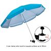 Image 2 : NEW 43" CHAIR UMBRELLA, SKY BLUE, INCLUDES CLAMP