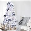 Image 2 : NEW KI STORE ARTIFICIAL WHITE CHRISTMAS TREE WITH