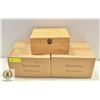 Image 1 : 2 NEW BAMBOO BOXES