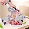 Image 3 : NEW CGOLDENWALL MANUAL FROZEN MEAT SLICER