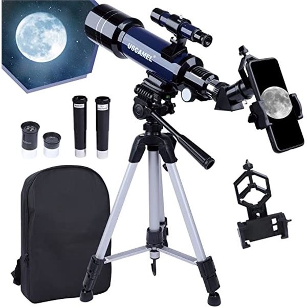 NEW USCAMEL 70/400 AZ REFRACTOR TELESCOPE SET WITH