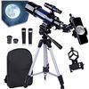 Image 1 : NEW USCAMEL 70/400 AZ REFRACTOR TELESCOPE SET WITH