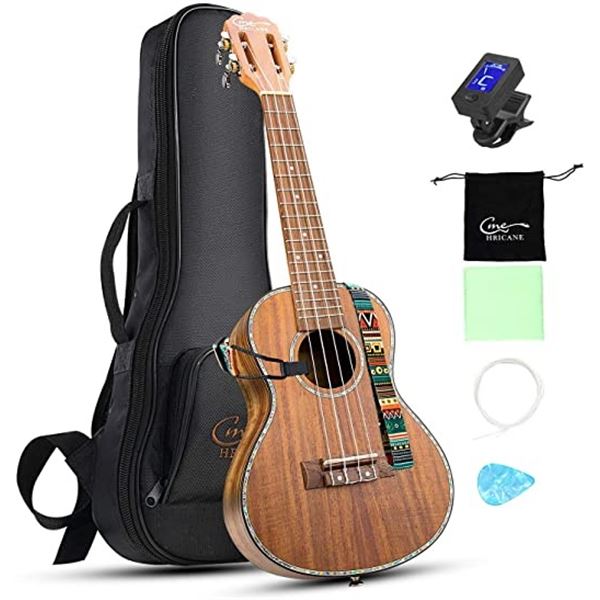 NEW HIRICANE CONCERT 23  UKELELE WITH CARRYING BAG