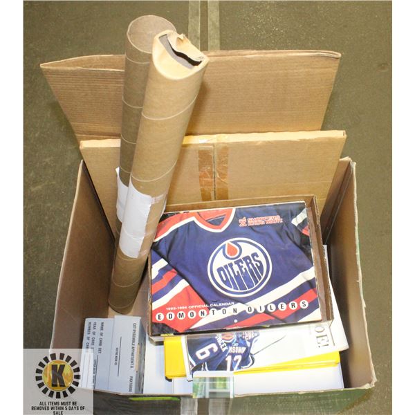 HOCKEY MEMORABILIA - POSTERS, CARDS, CALENDARS