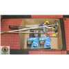 LOT OF CERAMIC TILE INSTALLATION TOOLS